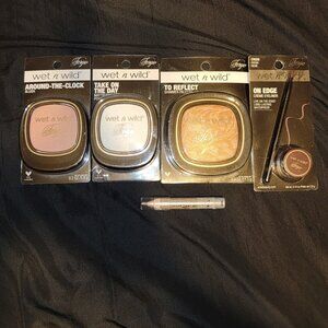 Wet N Wild Lot 4 Fergie Centerstage Collection Blush Shimmer Edge Liner + Pixie